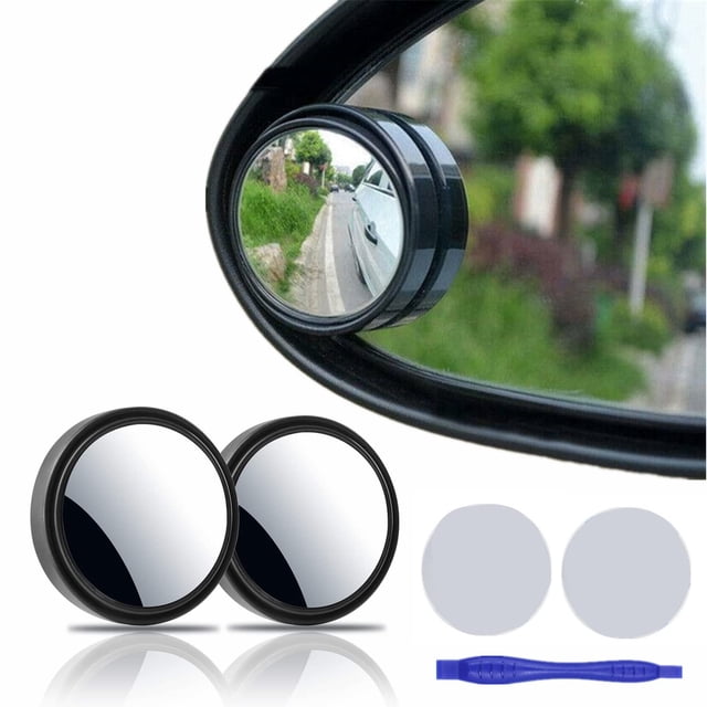 Espejos de punto ciego MARLBSTON Round HD Glass para coches, 2 unidades