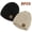 B-Black and Beige, variant on 2 Pack Womens Hats Thick Fleece Winter Beanie Hats for Women Mixed Black and Beige