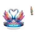 thumbnail image 1 of Escultura De Cisne Acrílico Y Figura De La Virgen María, Centro De Mesa, Decoración De Gabinete, Estantería, Adorno De Oficina, Estatua De Resina De Jesús Lutero., 1 of 8