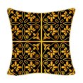 thumbnail image 1 of Fundas de almohada con cremallera Funda de Almohada de Franela Cuadrada Tres Cuerdas Trenzadas Cubiertas Doradas + Cremallera - 4, Los 45x45cm Fanmusic Fundas de almohada con cremallera, 1 of 6