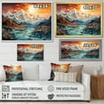 thumbnail image 4 of Designart "Glacier Glacial Majesty composition" Landscapes Floater Framed Canvas Wall Art, 4 of 7