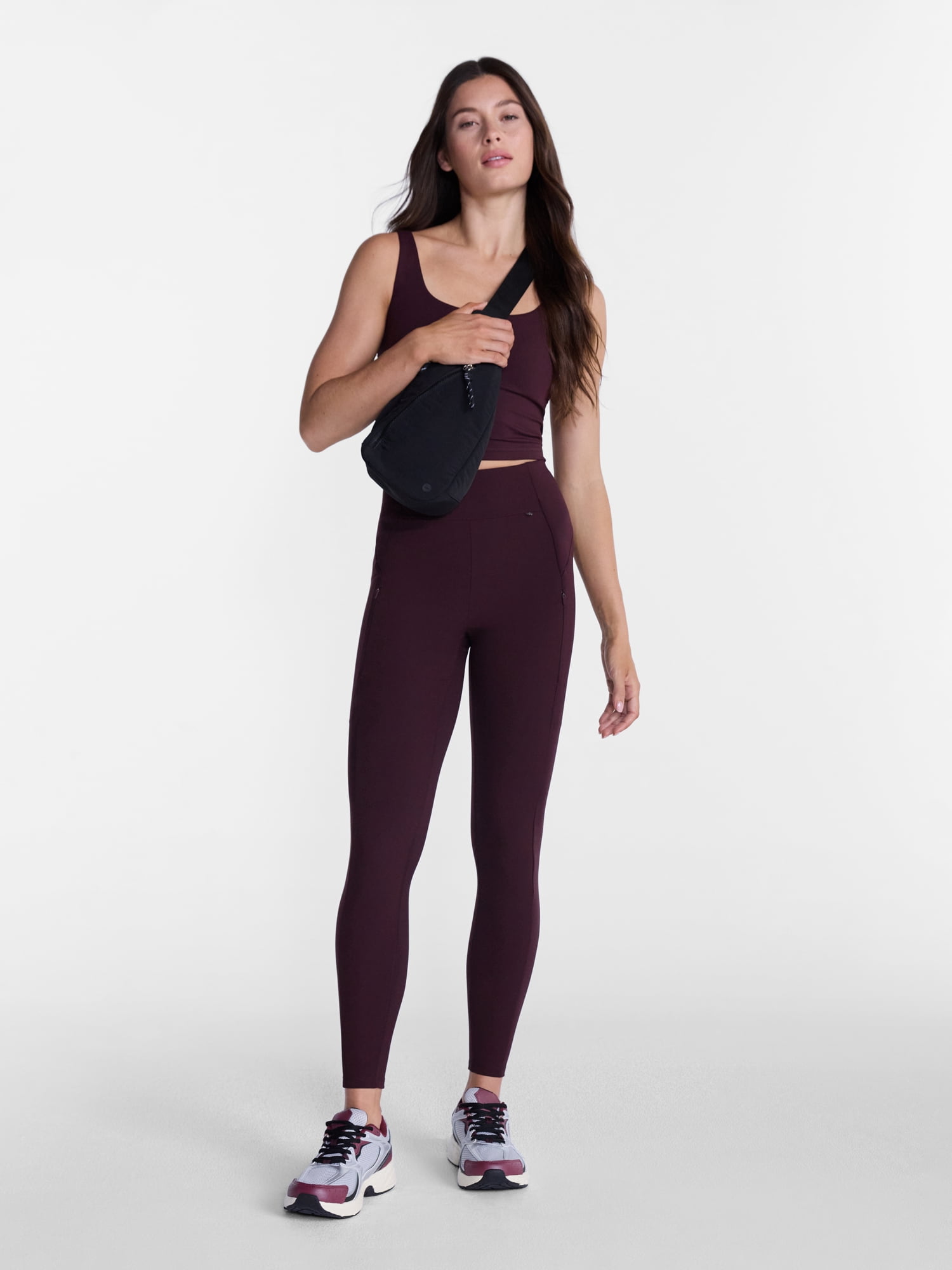 Avia Women's Hybrid Leggings, 27" Inseam, Sizes XS-XXL