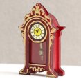 thumbnail image 3 of Reloj vintage con diseño de abuelo rojo, diseño de casa de muñecas, en miniatura, 3 of 3