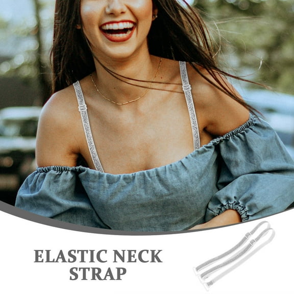 Masteelf 6 Pcs Adjustable Shoulder Straps for Dress Clothing Bra Strips Silver