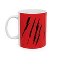 thumbnail image 4 of Effete Feline Claw Marks Scratch Ceramic Mug, (11oz, 15oz), 4 of 13