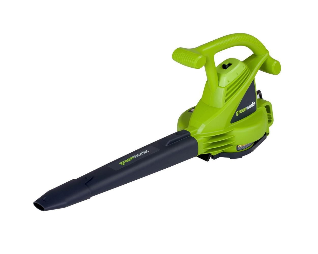 Photo 1 of Greenworks 12 Amp 375 CFM Corded Electric Leaf Blower/Mulcher/Vacuum, 24022