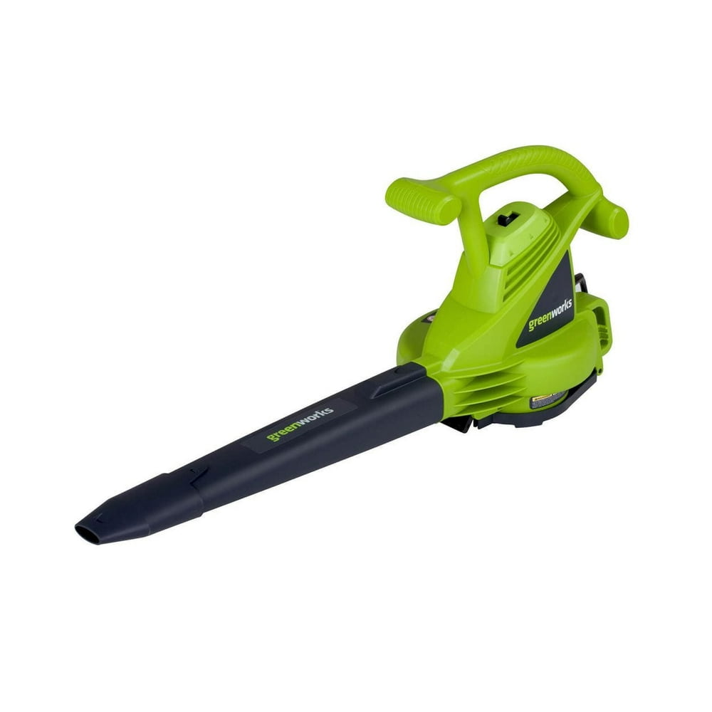 Greenworks 12 Amp 375 CFM Corded Electric Leaf Blower/Mulcher/Vacuum