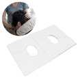 thumbnail image 4 of Face Rest Cover Disposable Pillow Cover 100Pcs Face Rest Cover Hole Design  Water Absorption Breathable Disposable Headrest Cover For Beauty Salons, 4 of 8