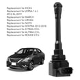thumbnail image 3 of Bobina De Encendido Automotriz, Bobina De Encendido A Prueba De Herrumbre Versátil Resistente Al Desgaste Prevención De Rayones Para KICKS Para ALTIMA 2.5 L, 3 of 7