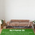 thumbnail image 4 of Farm Plastic Supply 1.5 Mil Clear 8 Feet 4 Inches x 200 Feet Drop Cloth Vapor Barrier, 4 of 6
