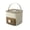 White, variant on Double Layer Ice Tray, Press-Type Ice Bin with Handle, Portable Pull-Out Ice Drawer, Space-Saving Small Ice Bucket, Large Capacity Ice Maker Storage Bin for RV, Office, Outdoor