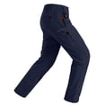 thumbnail image 1 of Pantalones de senderismo Rapoo para hombre, impermeables, de secado rápido, color azul marino, 38 W x 32 L, 1 of 6