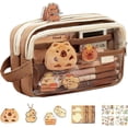 thumbnail image 1 of Capybara Pencil Case, Capybara Transparent Pencil Case, Cute Capybara Pencil, 1 of 5