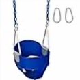 thumbnail image 3 of Swing Set Stuff Highback Full Bucket with 5.5' Coated Chain & SSS Logo Sticker, Blue, 3 of 3