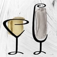 thumbnail image 2 of Sophie 6 20x20 Gold Ornate Wood Framed with Double Matting Museum Art Print Titled - Painted Wine III, 2 of 4