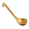 thumbnail image 5 of Uxcell 11" Kitchen Wooden Spoons Natural Grain Spoon Dining Spoons Brown, 5 of 7
