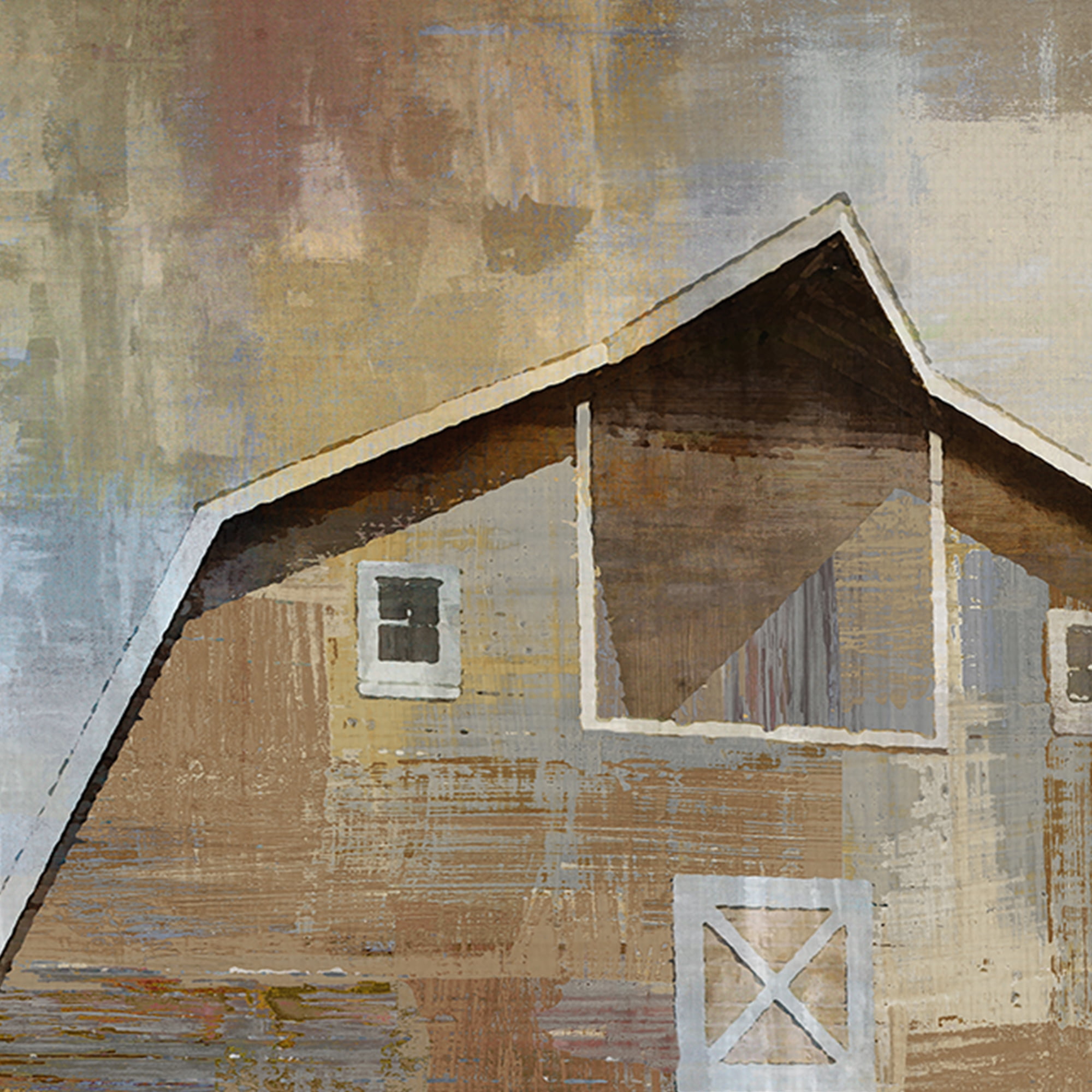 Harvest II by Mark Chandon Barn Painting Canvas Art