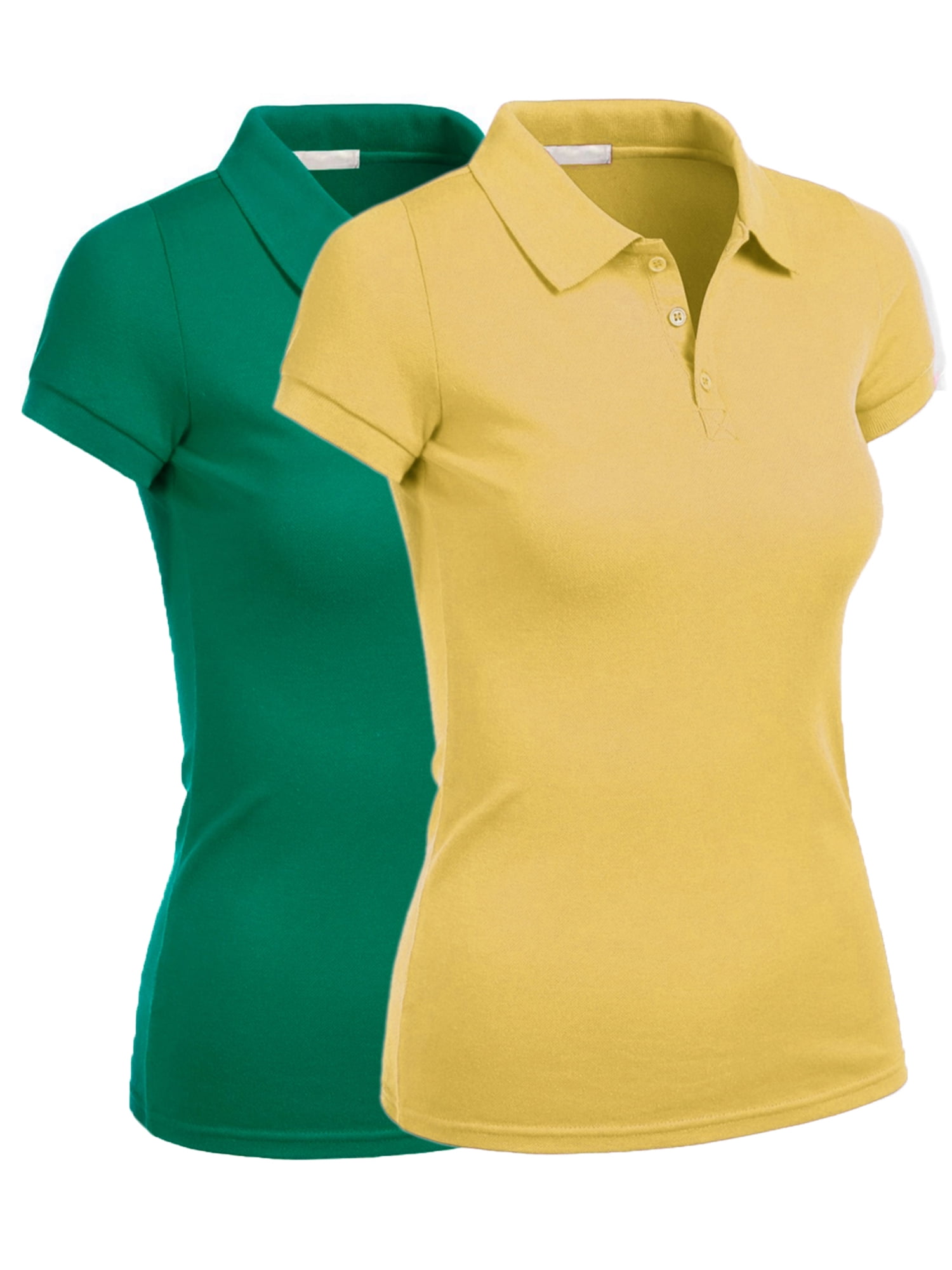 Essential Basic Women Junior Short Sleeve Pique Polo Golf School