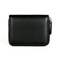 thumbnail image 2 of facefd Coin Purse Men Short Money Bag Change Mini Wallet Pocket Zipper Rfid Blocking Card Holder Cowhide Lady Fashion for Office Pouch Black, 2 of 8