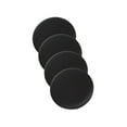 thumbnail image 2 of Coussin de Tabouret Rond Durable Doux Housse de Tabouret Roulante Lavable pour Chaise de 12-18 Pouces Noir, 2 of 9