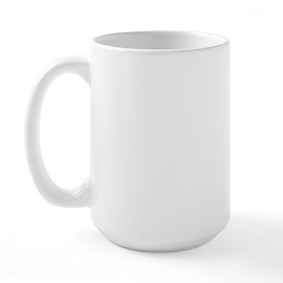 CafePress - Snoopy: My Dad Is Rad Large Mug - 15 oz Ceramic Large White Novelty Mug