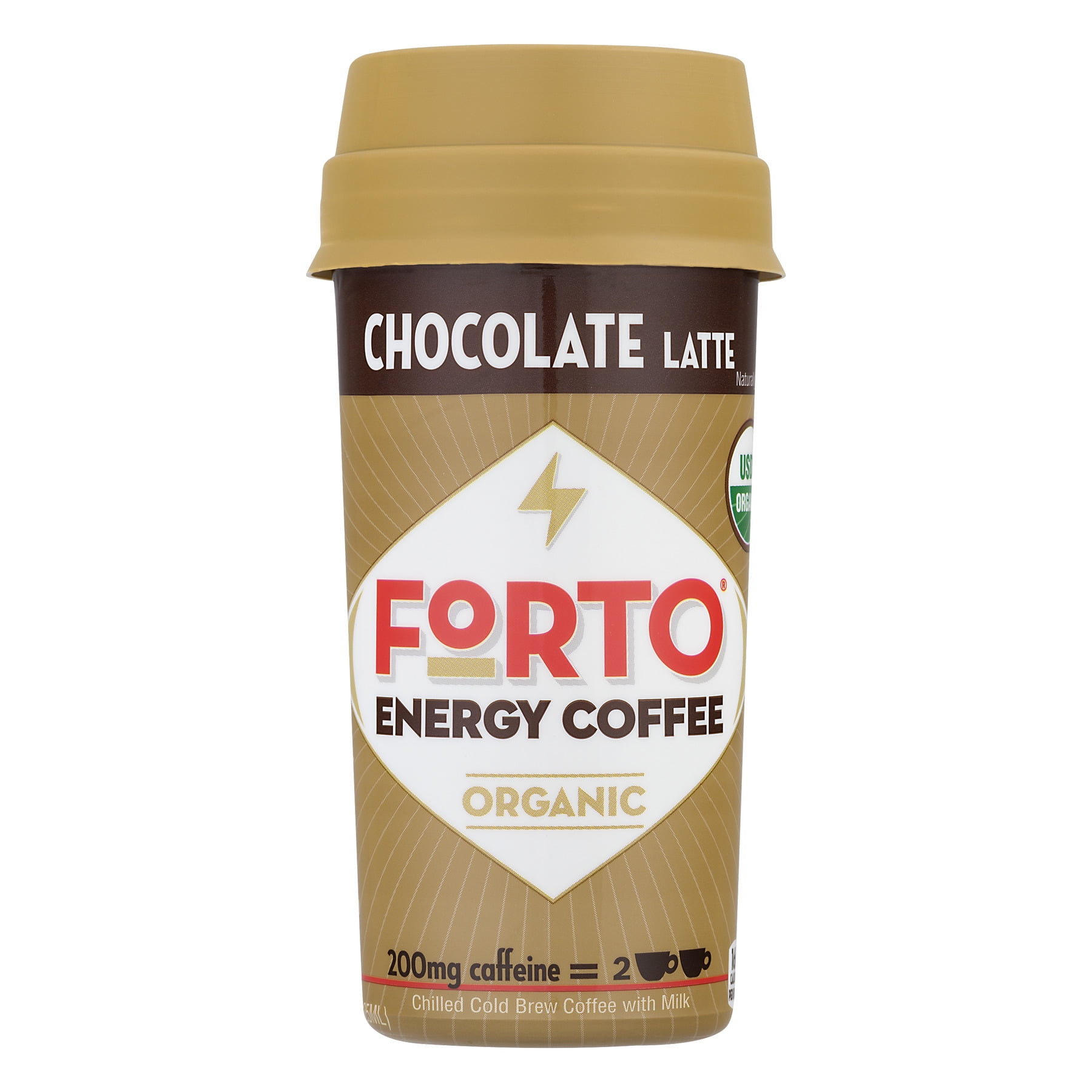 Forto Organic Energy Coffee Chocolate Latte, 11.0 FL OZ