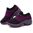 thumbnail image 3 of Women's shoes, Comfortable Walking Shoes, Fashion Platform Sneakers with foot arch pad, Casual Shoes for Work, 3 of 15