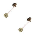 thumbnail image 3 of WHAMVOX Raindrops 2pcs Wooden Door Bell for Door Opening Rustic Wind Chime Decorative Hanging Bell for Business Entry Small Wind Chimes, 3 of 8