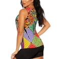 thumbnail image 3 of Balery Dancing African Womans Camiseta sin mangas estampada ligera para mujer, tops de entrenamiento sin mangas, camisetas de yoga transpirables de secado rápido.-Large, 3 of 6