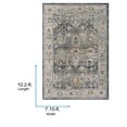 thumbnail image 2 of Livabliss Area Rugs for Living Room, 8x10 Beckham Traditional Medium Gray Rug, Bedroom Dining Room Home Decor Stain Resistant Carpet (7'10" x 10'2"), 2 of 6