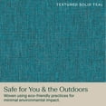 thumbnail image 6 of Textured Solid Teal Chaise Lounge Cushion, 6 of 8