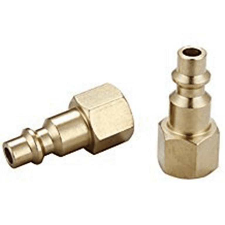 5 Raccords Pneumatiques Laiton 1/4 PT – Diamètre 6 Mm, Filetage, Connecteurs Rapides
