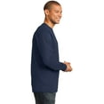 thumbnail image 3 of Long Sleeve Essential T-Shirt. Navy. 2XL, 3 of 4