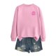thumbnail image 1 of Moonsky Sudadera pop Demon Hun/er, sudadera Huntrix con cuello redondo, jersey de manga larga para mujer y hombre, ropa de calle, moda urbana (Rosa L), 1 of 5