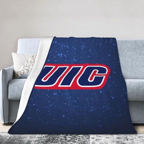 UIC Flame Fleece Blanket, Very Soft Microfiber Flannel Blanket for Couch Warm and Cozy for All Seasons