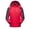 Red, variant on Ikevan Men'S Detachable Cap Plus Velvet Thick Plus Size Multi-Pocket Warm Cotton Coat Black 6(M)