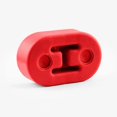 thumbnail image 2 of 4Pcs Universal 73*47*21cm 2 Holes Rubber Mount Bracket Hangers For Auto Muffler Exhaust Tail Pipe Car Accessories, 2 of 4