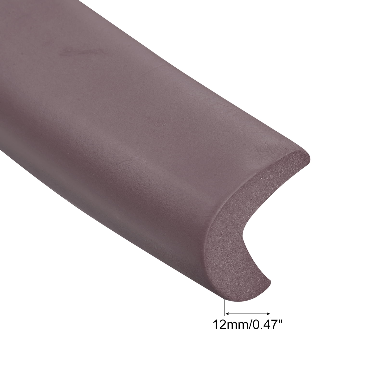 Uxcell Corner Guards Protectors 6.56ft(2M), Pack Foam Bumper L Shape, Brown
