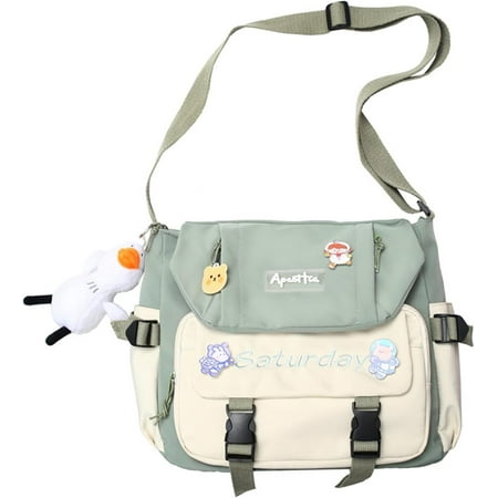 HMSHA Cute Messenger Bag Crossbody Bags for Women Kawaii Messenger Bags Purses