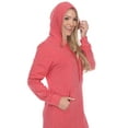 thumbnail image 4 of White Mark Women's Hoodie Sweatshirt Dress, 4 of 5