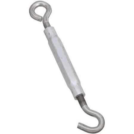 

ToteHoMe (5-Pack) 3/8 x 10-1/2 Aluminum/Steel Hook and Eye Turnbuckle N422-576