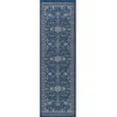 thumbnail image 3 of Hampton Traditional 2' x 10' Navy and Gray Polypropylene Indoor Area Rug, 3 of 8