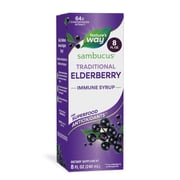 شراب التوت البري المناعي التقليدي من Nature's Way Sambucus، مستخلص التوت البري الأسود، للجنسين، 8 أونصة سائلة