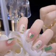 thumbnail image 5 of purple Prensa corta en uñas acrílicas cuadradas uñas postizas francesas cobertura completa uñas postizas desnudas para mujeres y niñas 24 Uds, 5 of 5