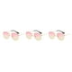thumbnail image 3 of Minnieouse Gafas de sol poligonales con montura pequeña a la moda para hombre y mujer, lentes polarizadas, protección , cómodas, doradas, rosas Type1 NO1, 3 of 6