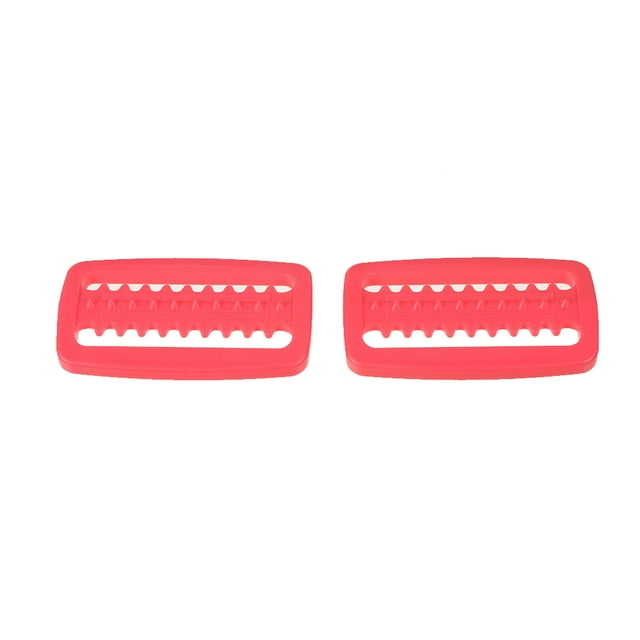 Wosthever 2 uds cinturón de peso Keeper deslizador de plástico duradero Rojo