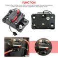 thumbnail image 3 of Colaxi 12V/32 RV Car High Current Circuit Breaker Manual Holder, High Tech Water Resistant Housing, Mount or Firewall - Black, 40A, 3 of 8