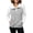 White, variant on Cmfcve Plus Size Button V Neck Pullover Sweatshirts for Women Fashion Color Block Loose Fit Casual Long Sleeve Fall Shirts