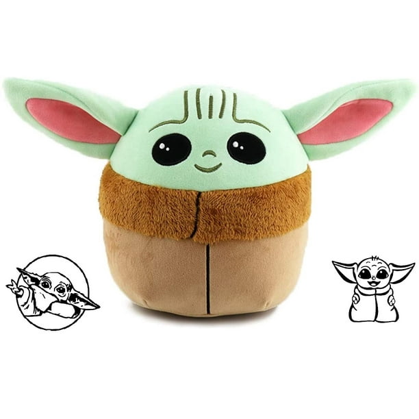 Baby Yoda Squishmallow Alike The Mandalorian Series Child Yoda Plush Baby Yoda Dolls 12 Inches 1 Pc Walmart Com