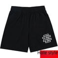 thumbnail image 1 of Pantalones cortos deportivos casuales para hombre, de malla, transpirables y con tirantes para fitness, 1 of 5